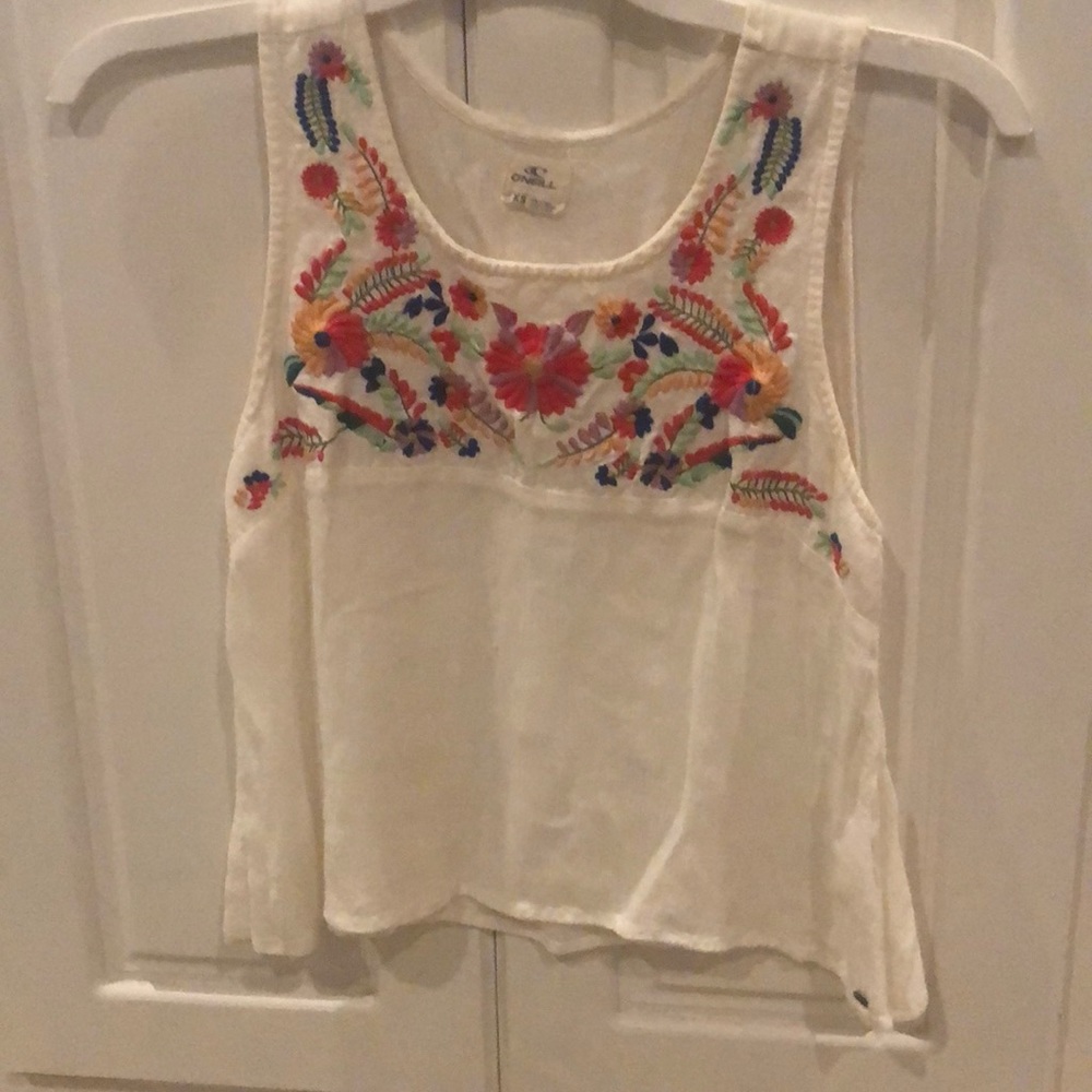 White patterned top!